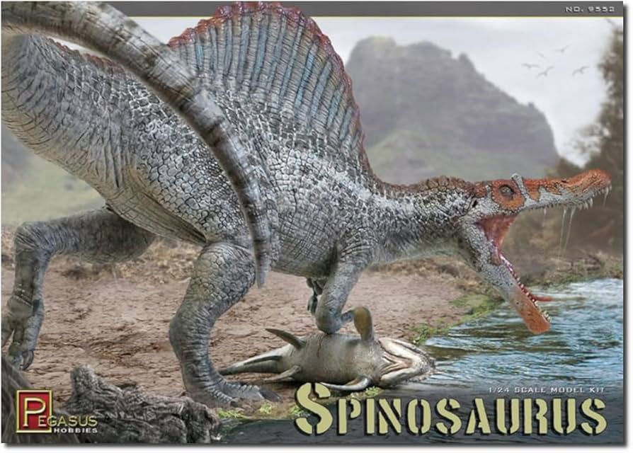 スピノサウルス模型 約25cm バンダイ プラノサウルス JURASSIC WORLD スピノサウルス